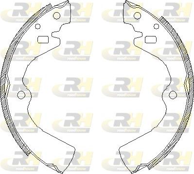 Тормозные колодки RoadHouse задние для Nissan Laurel C32 1985-1989. Артикул 4127.00