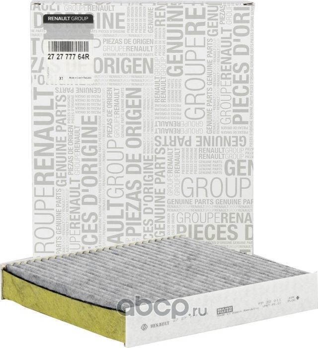 Салонный фильтр Renault. Артикул 272777764R