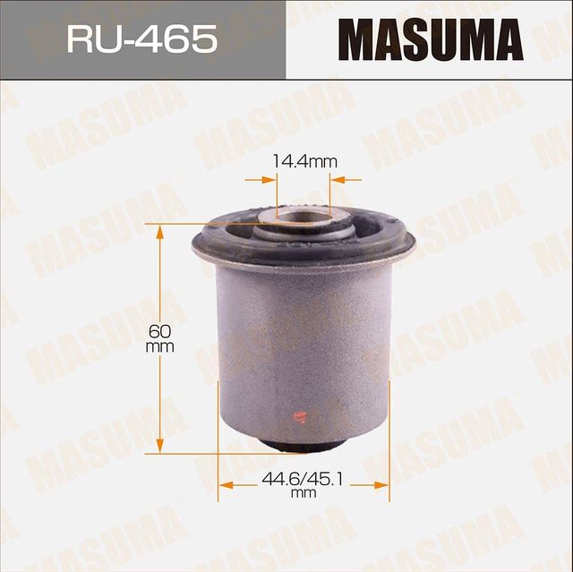 Сайлентблок заднего рычага подвески Masuma. Артикул RU-465