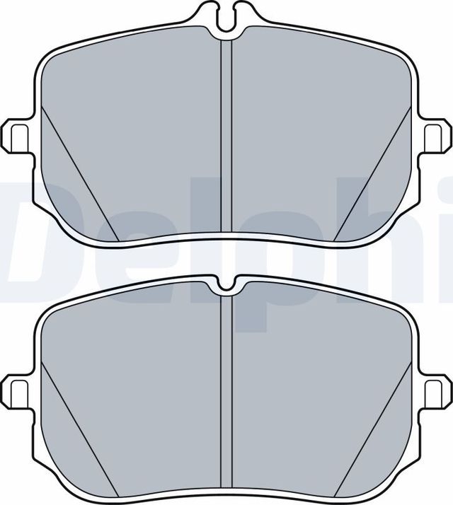 Тормозные колодки Delphi (Low-Metallic). Артикул LP3539