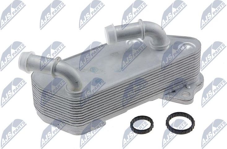 Радиатор масляный (маслоохладитель) для двигателя NTY (алюминий). Артикул CCL-PL-009