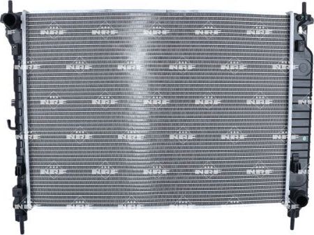 Радиатор охлаждения двигателя NRF (алюминий) для Opel Antara I 2010-2015. Артикул 550086