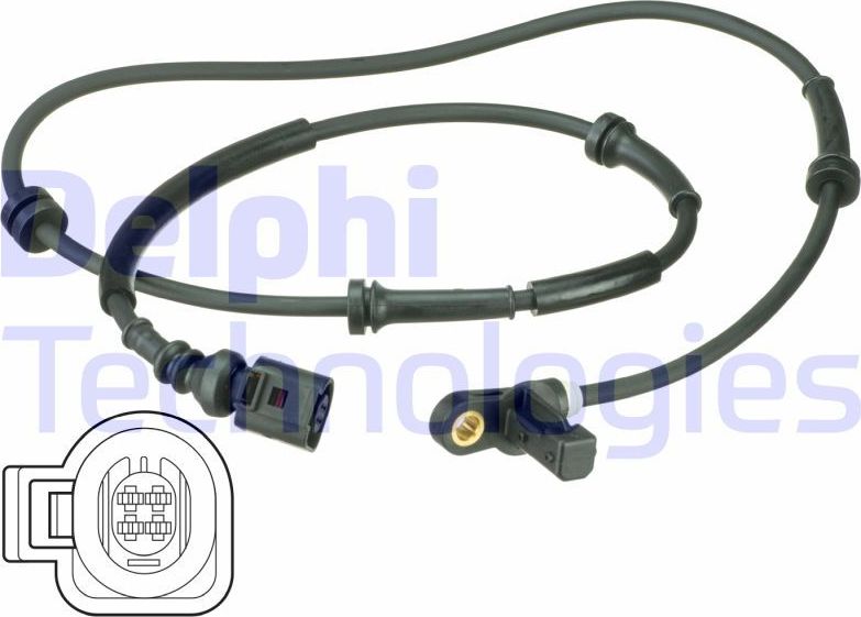 Датчик ABS Delphi. Артикул SS20495