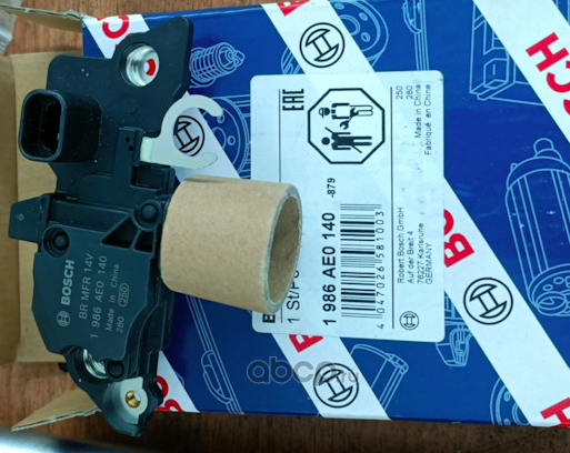 Реле-регулятор напряжения генератора Bosch. Артикул 1 986 AE0 140