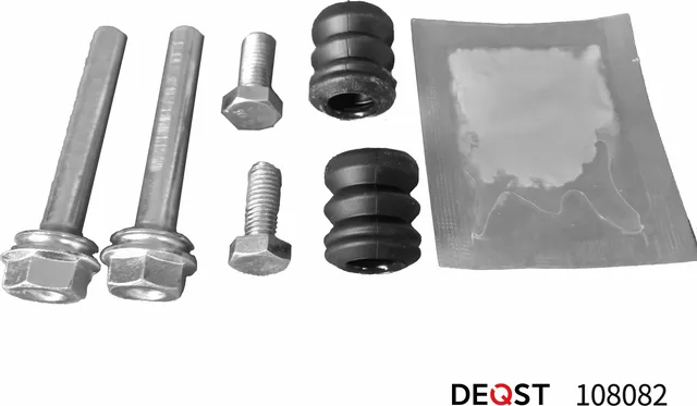 Комплект направляющих тормозного суппорта направляющая (O 8mm, Lucas) AUDI 80 >9 (Deqst). Артикул 108082