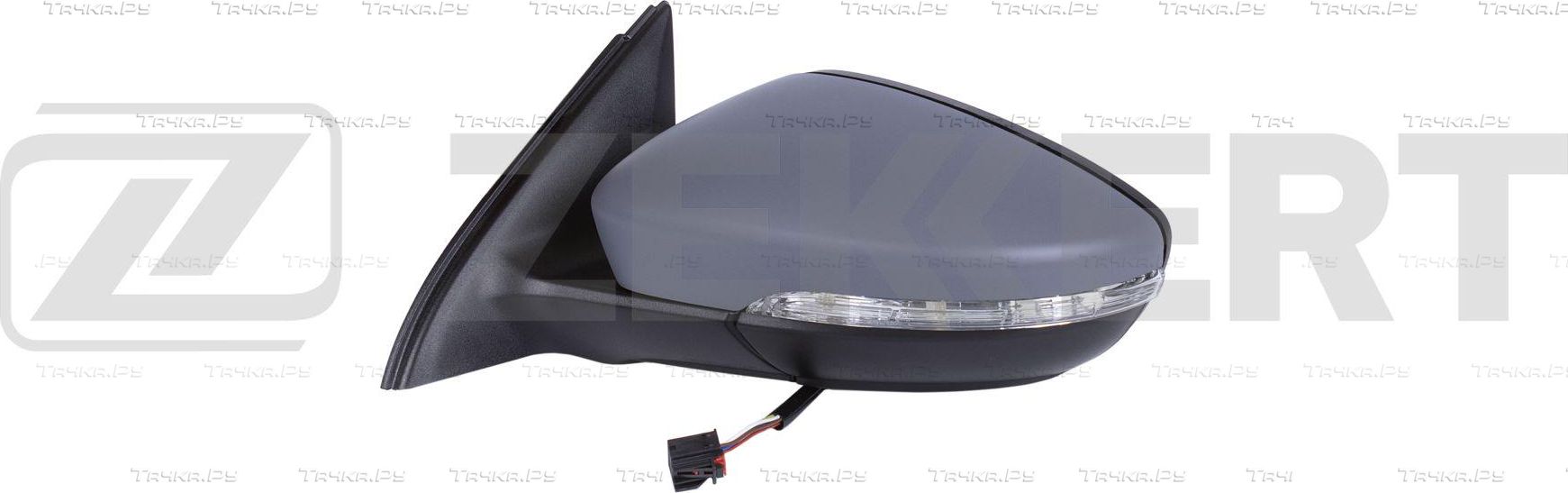 Зеркало боковое (в сборе) Zekkert левое для Volkswagen Jetta VI 2010-2019. Артикул SP-4084