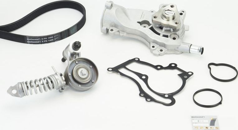 Комплект поликлинового ремня  с водяным насосом) OPEL: ASTRA J ContiTech. Артикул 6PK1400WP1
