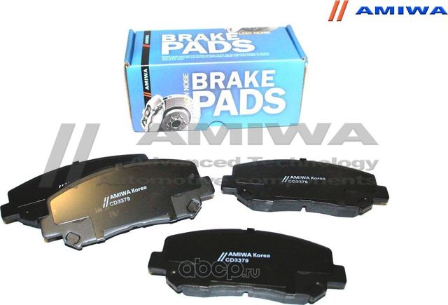 КОЛОДКИ ТОРМОЗНЫЕ ДИСКОВЫЕ ПЕРЕДНИЕ SPEED STOP (Amiwa). Артикул CD3379