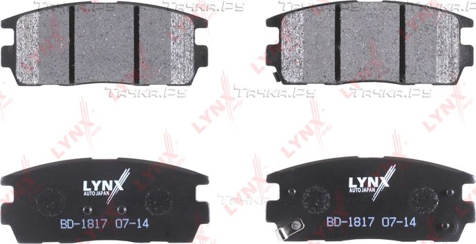 Тормозные колодки LYNXauto задние для Opel Antara I 2006-2017. Артикул BD-1817