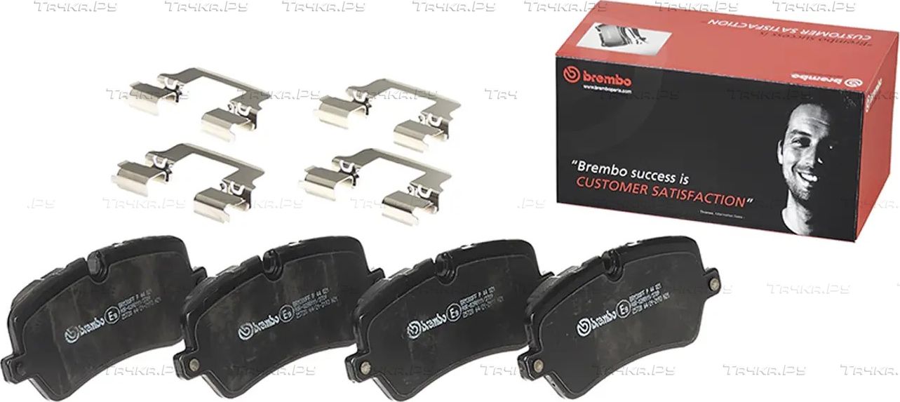 Тормозные колодки Brembo PRIME LINE задние для Land Rover Defender II 2019-2026. Артикул P 44 021