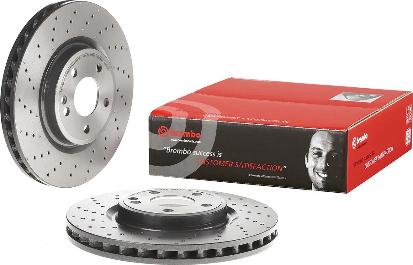 Тормозной диск Brembo PRIME LINE - UV Coated. Артикул 09.B807.51