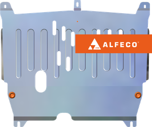 Защита алюминиевая Alfeco для картера и КПП Citroen С1 2005-2014. Артикул ALF.17.01al