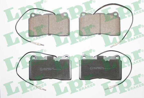 Тормозные колодки LPR передние для Peugeot 807 I 2002-2014. Артикул 05P863