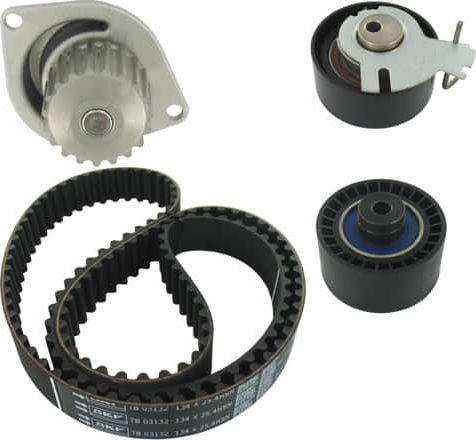 Помпа (водяной насос) с комплектом ремня ГРМ SKF для Citroen C-Elysee I 2012-2026. Артикул VKMC 03256