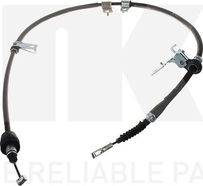 Трос ручника (тросик ручного тормоза) NK. Артикул 903523