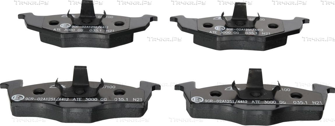 Тормозные колодки ATE передние для Volkswagen Fox I 2005-2011. Артикул 13.0460-7100.2