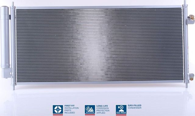 Радиатор кондиционера (конденсатор) Nissens (алюминий) для Honda Fit II 2008-2014. Артикул 940241