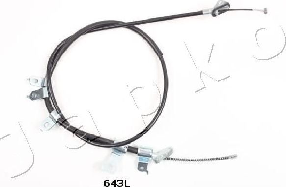 Трос ручника (тросик ручного тормоза) Japko. Артикул 131643L