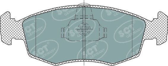 Тормозные колодки SCT-Germany передние для Fiat Palio I 1996-2012. Артикул SP 315 PR
