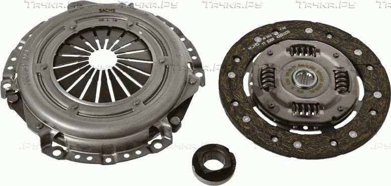 Сцепление (комплект) SACHS для Peugeot Bipper 2008-2026. Артикул 3000 950 025