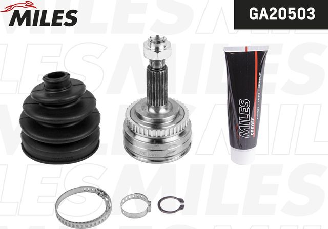 Шрус наружный (граната) Miles передний для Volvo 440 1988-1996. Артикул GA20503