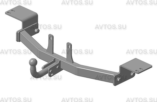 Фаркоп AvtoS для Toyota Land Cruiser Prado 120 2002-2009. Артикул TY 15