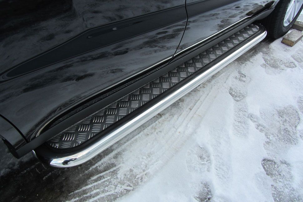 Пороги Slitkoff d57 с листом для Geely Emgrand X7 Geely Emgrand X7 рестайлинг 2016-2026. Артикул z