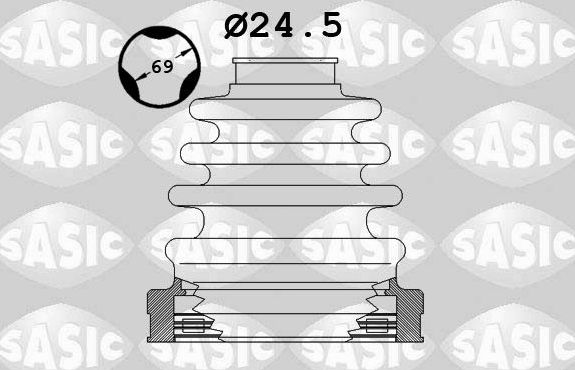 Пыльник ШРУСа внутренний Sasic. Артикул 1906064