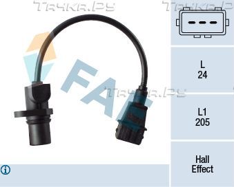 Датчик положения коленвала FAE. Артикул 79389
