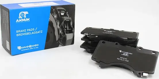 КОЛОДКИ ТОРМОЗНЫЕ ДИСКОВЫЕ ПЕРЕДНИЕ AKNUK TOYOTA LAND CRUISER 200 (J2) Aknuk. Артикул BP4745