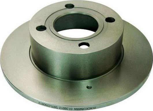 Тормозной диск Denckermann задний для Audi 90 I (B2) 1984-1987. Артикул B130012