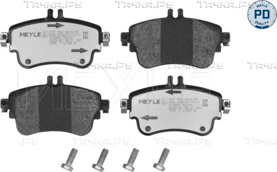 Тормозные колодки Meyle PD. Артикул 025 253 2619/PD