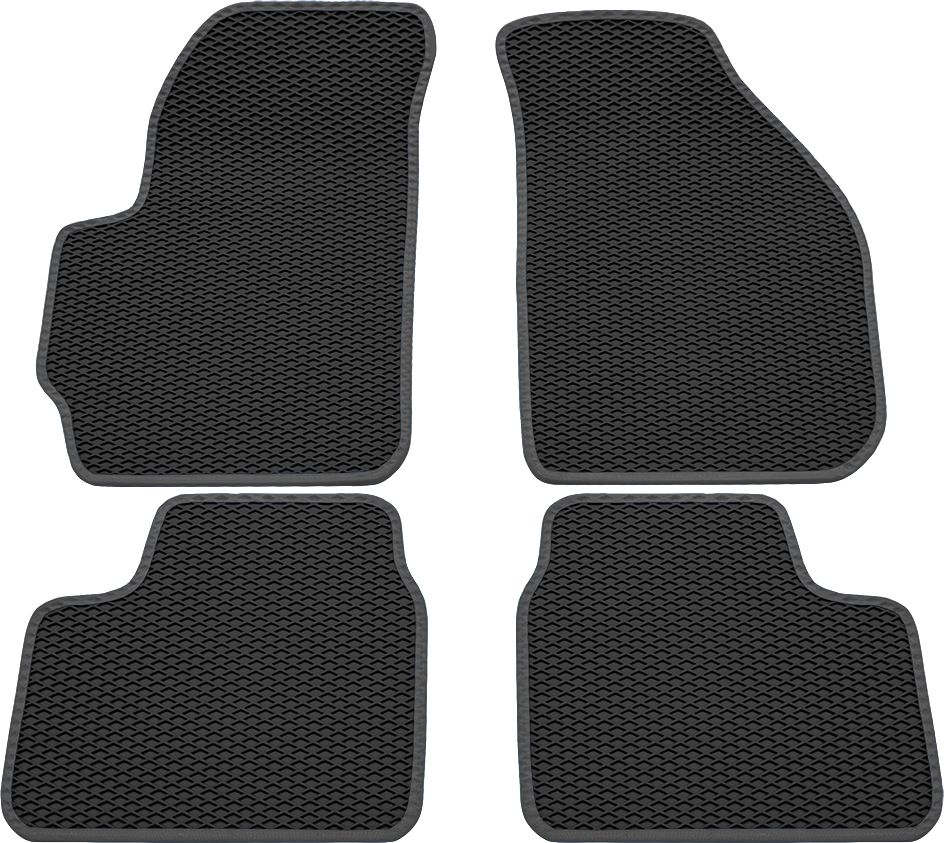 Коврики Rezkon EVA для салона Daewoo Matiz 1998-2015 Серый кант. Артикул 9014010102