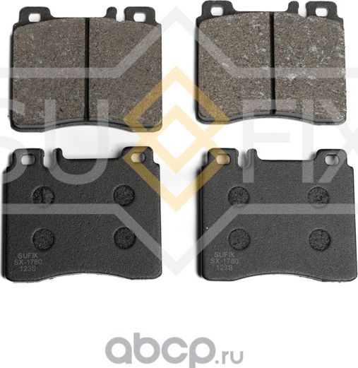 Колодки тормозные передние (Sufix). Артикул SX1760