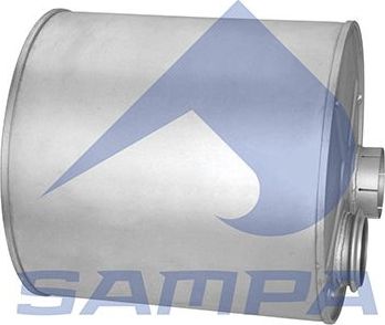 Глушитель (задняя часть) Sampa для DAF CF 75 2001-2013. Артикул 050.478
