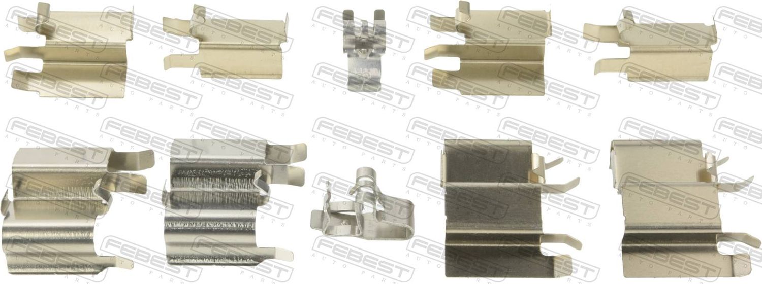 Комплект монтажный тормозных колодок Febest. Артикул 0103-ACA2F