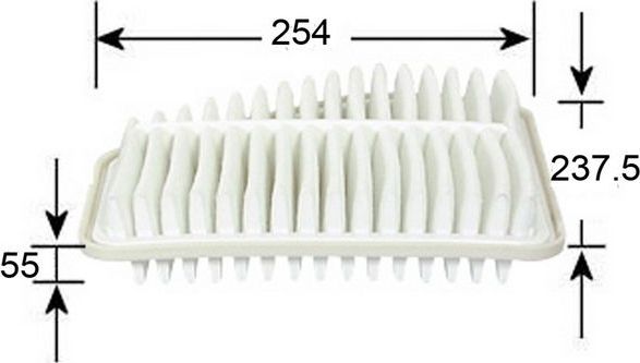 Воздушный фильтр JS Asakashi. Артикул A1015