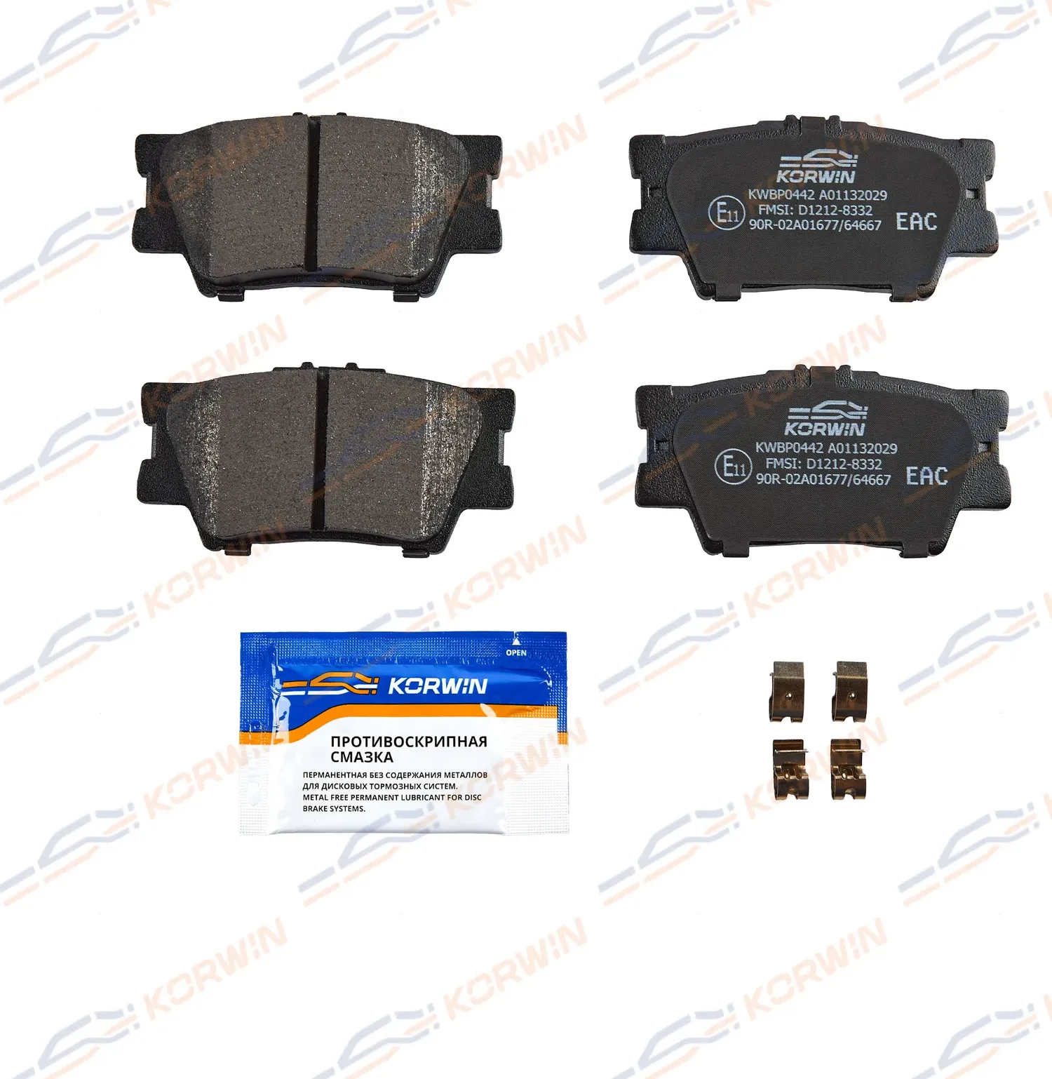 Колодки тормозные зад. Toyota Camry (V4_/V5_) 06-/Rav4 III-IV 05-/Lexus ES 12 (Korwin) Korwin. Артикул KWBP0442