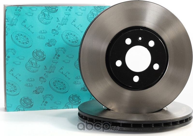 Диск тормозной передний (окрашенный) (Absel). Артикул AU422005