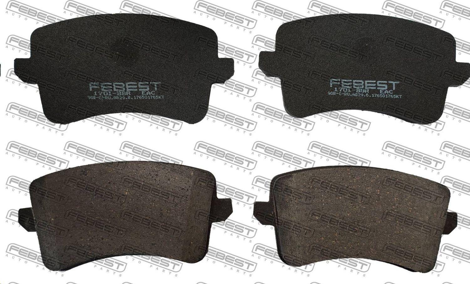 Тормозные колодки Febest. Артикул 1701-B8R