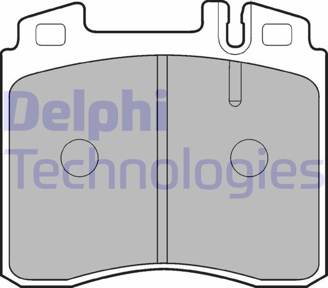 Тормозные колодки Delphi (Low-Metallic). Артикул LP842