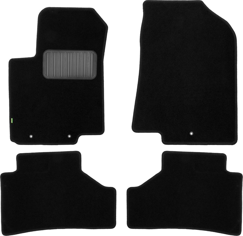 Коврики Klever Standard для салона Hyundai Solaris I хэтчбек, седан 2011-2014. Артикул KVR02204501210kh