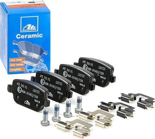 Тормозные колодки ATE Ceramic задние для Ford Kuga I 2008-2012. Артикул 13.0470-2723.2