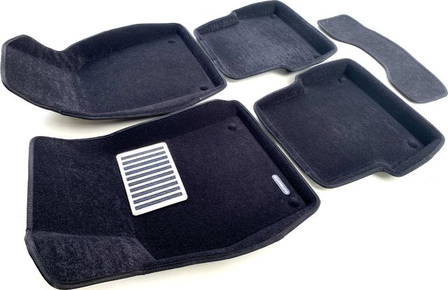 Коврики текстильные Euromat 3D Lux для салона Audi A6 C6 2004-2008. Артикул EM3D-001109