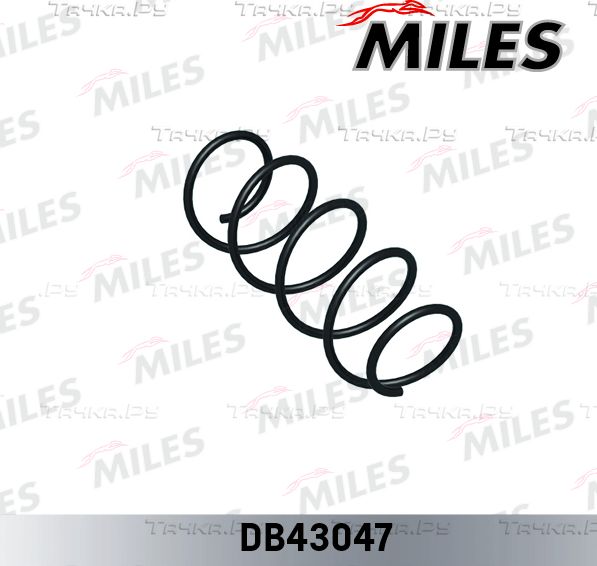 Пружина подвески Miles передняя для Renault Megane II 2002-2010. Артикул DB43047