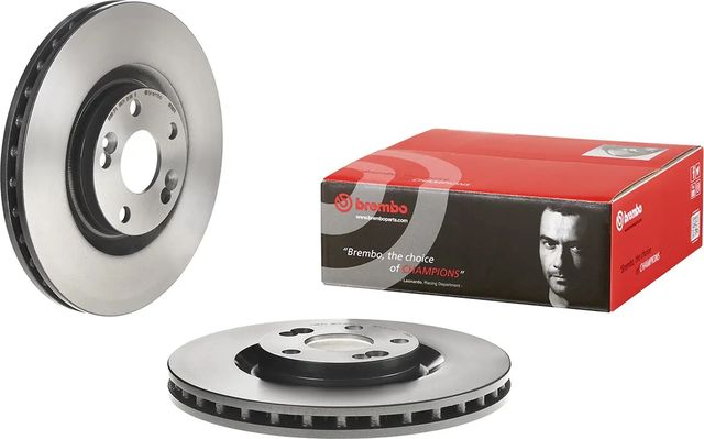 Тормозной диск Brembo PRIME LINE - UV Coated передний для Renault Avantime 2001-2003. Артикул 09.7807.11