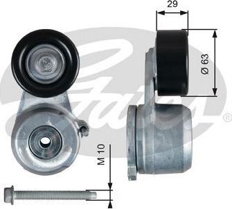 Натяжной ролик (натяжитель) приводного клинового зубчатого ремня Gates DriveAlign®. Артикул T39360