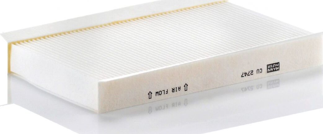 Салонный фильтр Mann-Filter. Артикул CU 2747