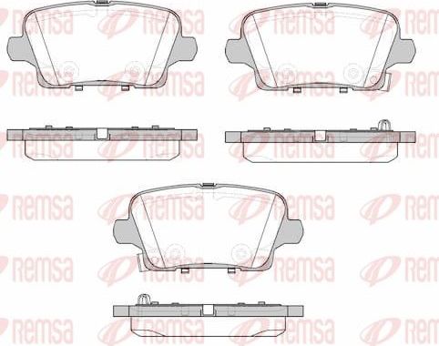 Тормозные колодки Remsa. Артикул 1821.02
