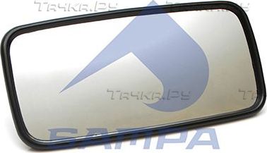 Зеркало боковое Sampa для Volvo  FL6 1985-2000. Артикул 201.183
